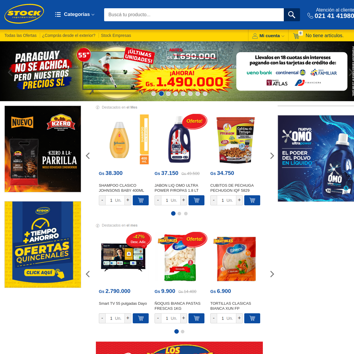 Supermercados Stock