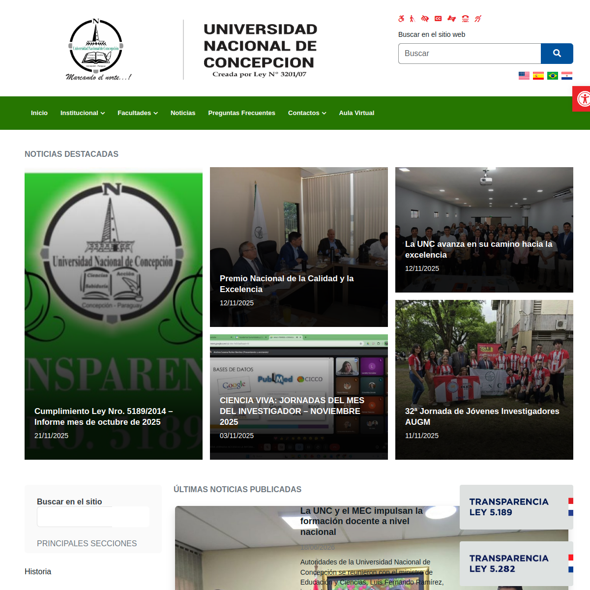 Universidad Nacional de Concepción consolida su apuesta por la excelencia académica