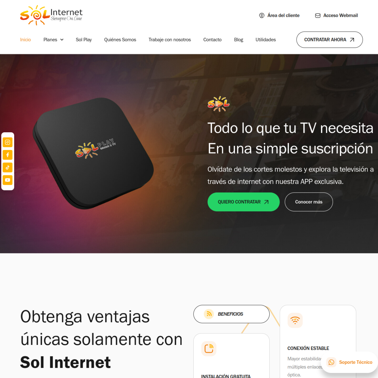 SOL Telecomunicaciones S.A. (SOL Internet)