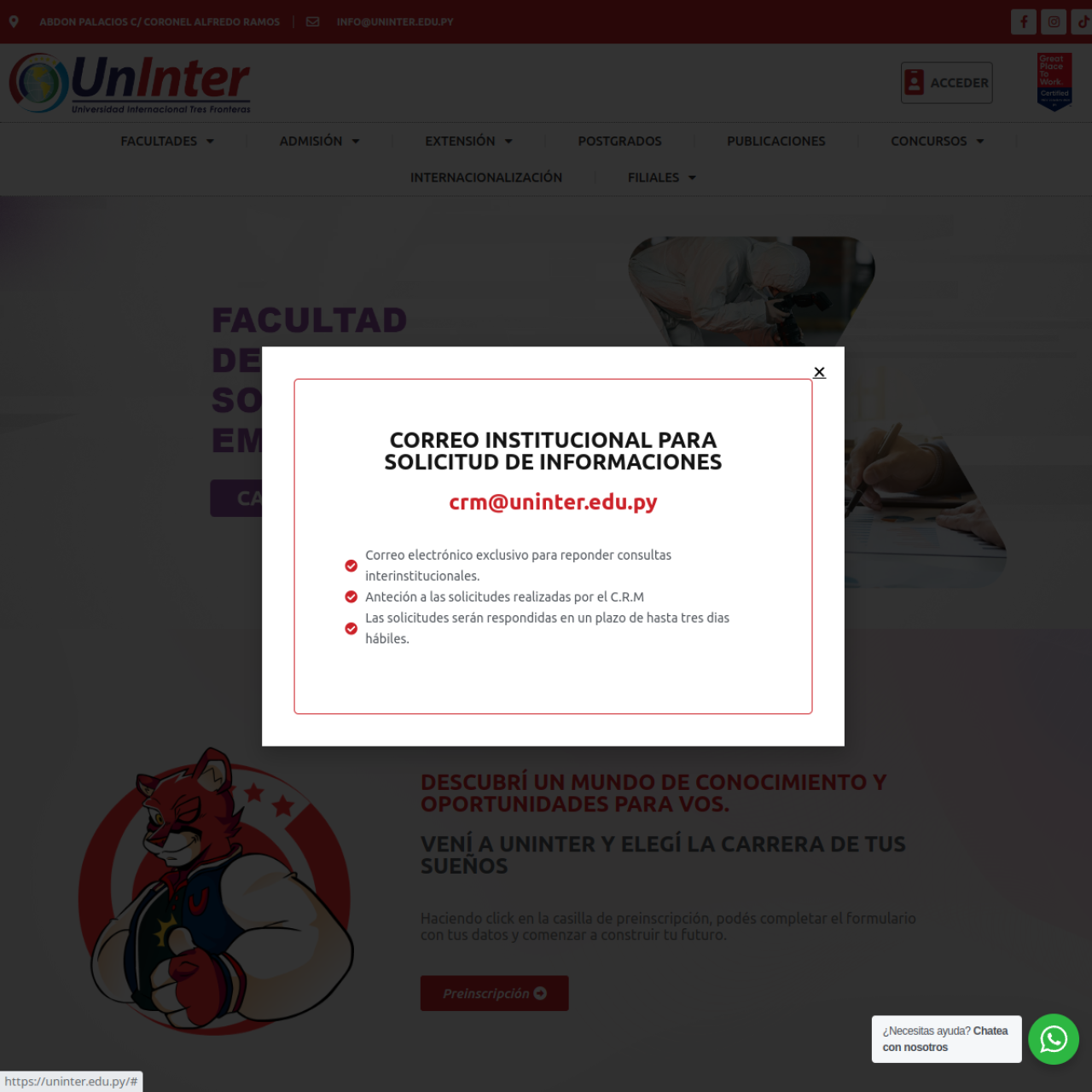 Universidad Internacional Tres Fronteras