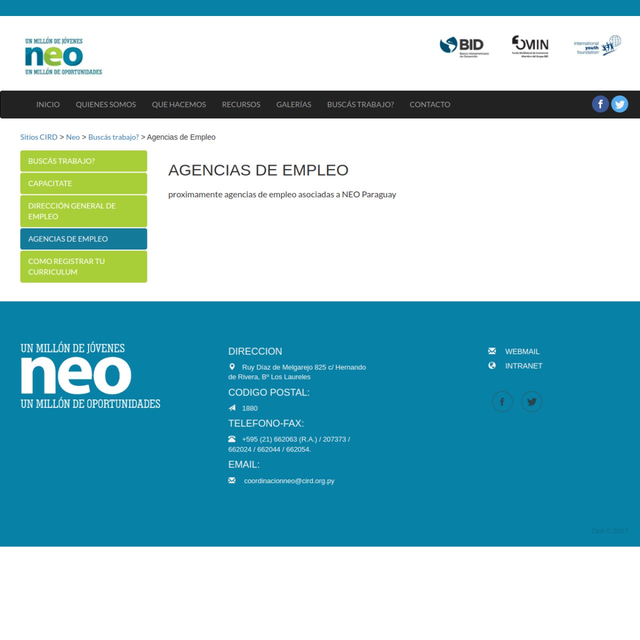 NEO Paraguay (CIRD)