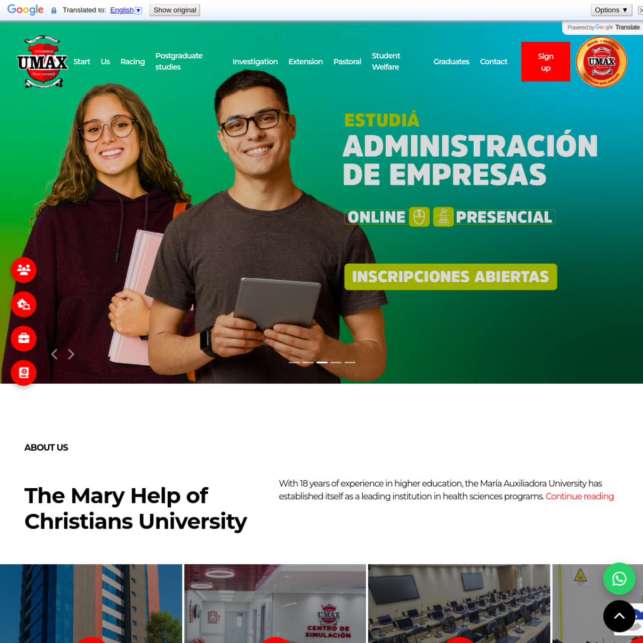 Universidad María Auxiliadora